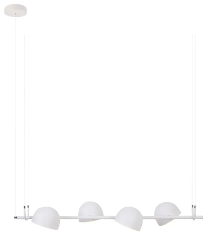 PENDENTE BELLA GN003S MUFFIN BRANCO 88X33X13CM 4X7 5W 3000K 2000LM