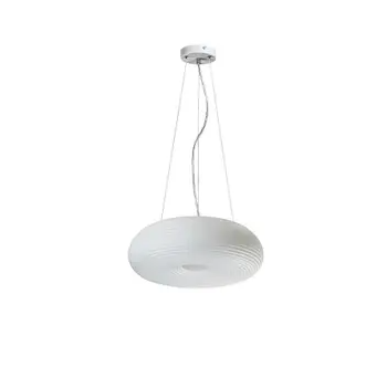 PENDENTE BELLA PIL1PD01BR068 PILLOW BRANCO/ CROMADO 68X22CM 80W 3000K 6000LM