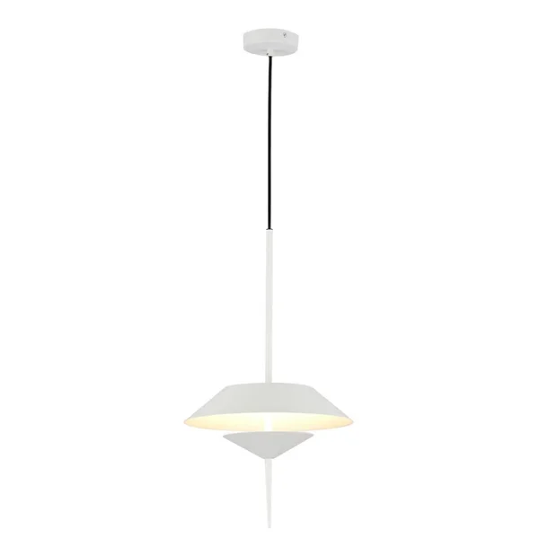 PENDENTE BELLA FLU1PD01BR030 FLUGO BRANCO 30X50CM 1XLED INTEGRADO 10W 3000K 600LM IP20