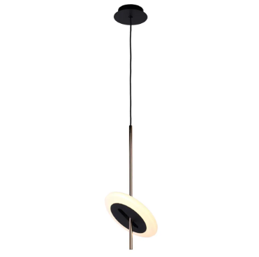 PENDENTE BELLA ML017 UNO DOURADO/BRANCO 20X21CM 1XLED 6W 3000K 522LM IP20