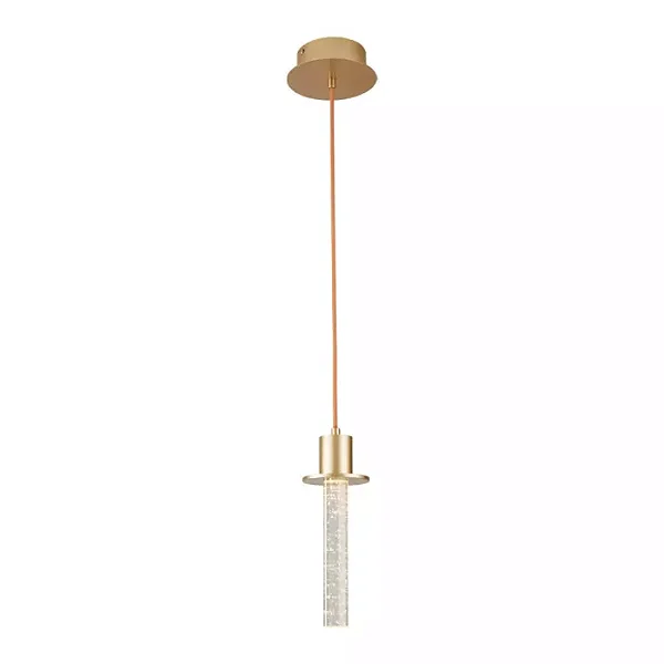 PENDENTE NORDECOR 2766 LED KALU 3W 3000K DOURADO FOSCO