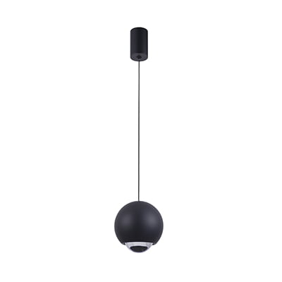PENDENTE NORDECOR 2700 LED MUNA 7W 3000K PRETO