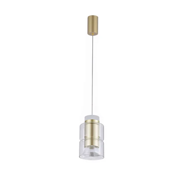 PENDENTE NORDECOR 2698 LED ROZ 2*5W 3000K DOURADO FOSCO