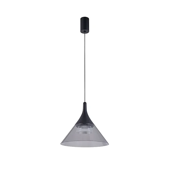 PENDENTE NORDECOR 2694 LED THOM 7W 3000K PRETO