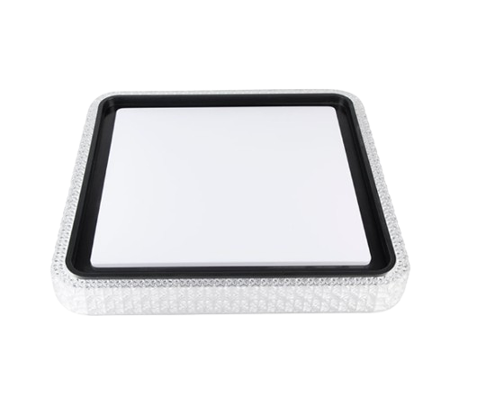 PLAFON NORDECOR 2667 LED QDR. KENLE 50CM 36W MULTITEMPERATURAS C/ CONTROLE MEMORIA PT