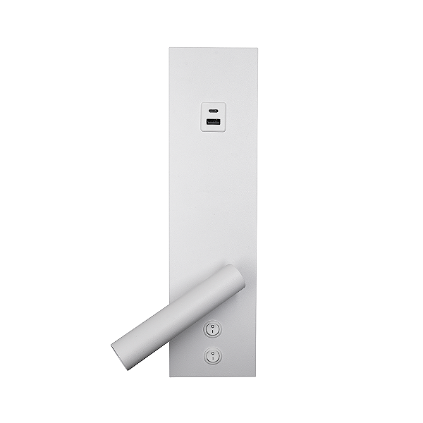 ARANDELA NORDECOR 2850 LED ENNA IP20 C/USB 3+9W 3000K BR