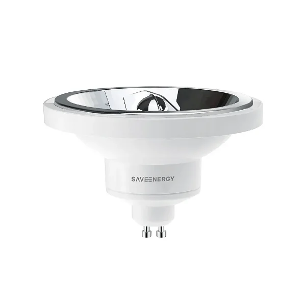 LÂMPADA SAVE ENERGY SE-105.529 AR111 GU10 12W 2700K >80 40 24°