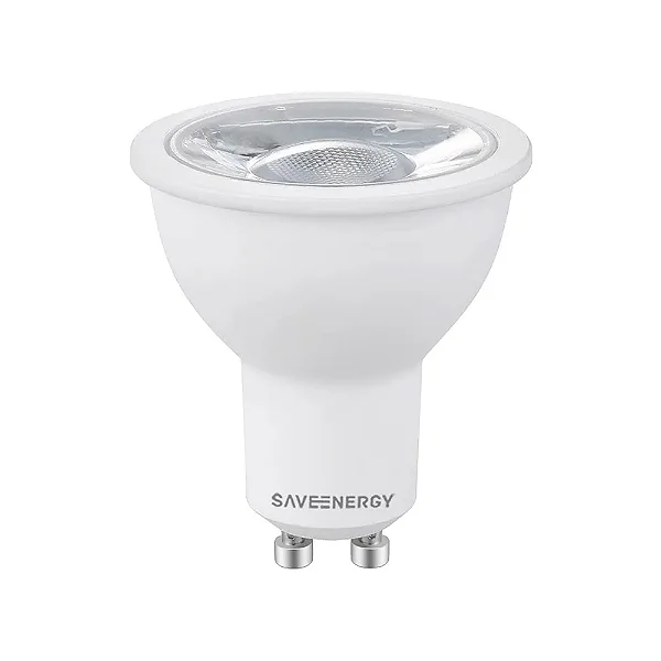 LÂMPADA SAVE ENERGY SE-130.3203 MR16 DICRÓICA 4,8W 3000K >80 40 60° II