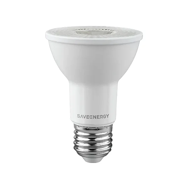 LÂMPADA SAVE ENERGY SE-110.3199 CRYSTAL PAR20 6W 6500K >80 40 36°