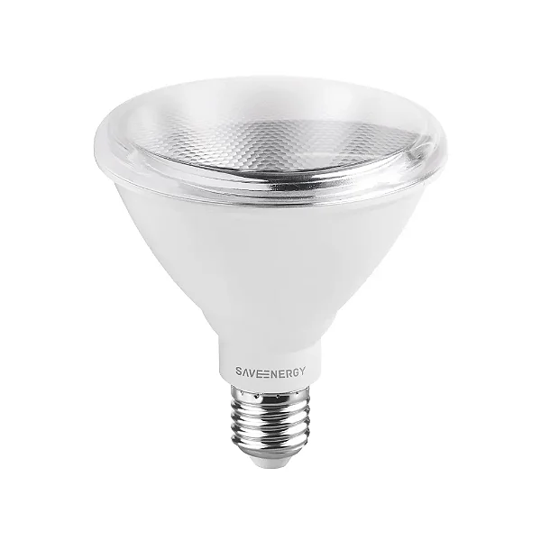 LÂMPADA SAVE ENERGY SE-120.439 IP54 PAR38 15W 2700K >80 65 24°