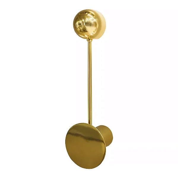ARANDELA USINA 5797/40 CONCHIGLIA DOURADO 110X370X90MM 1 LED 5W 2700K 290LM