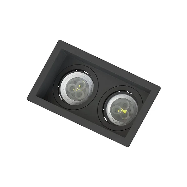 SPOT SAVE ENERGY SE-330.3128 EMBUTIR MR11 MULTI DUPLO FACE RECUADA PRETO GU10