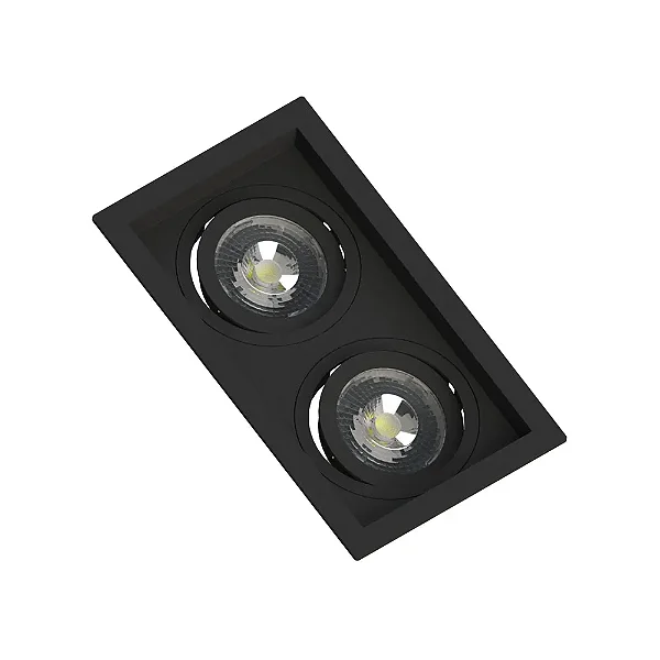 SPOT SAVE ENERGY SE-330.2905 EMBUTIR PAR20 MULTI DUPLO FACE RECUADA PRETO E-27