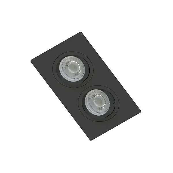 SPOT SAVE ENERGY SE-330.3172 EMBUTIR MR16 MULTI DUPLO FACE PLANA PRETO GU10