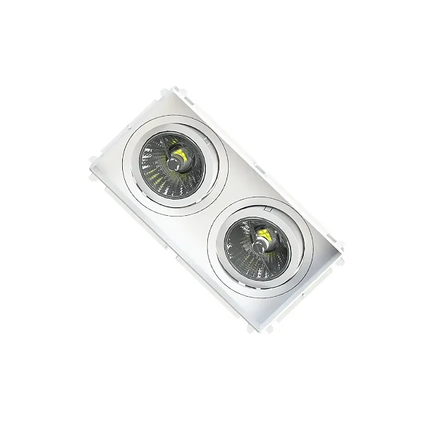 SPOT SAVE ENERGY SE-330.2944 EMBUTIR AR70 MULTI DUPLO NO FRAME BRANCO GU10