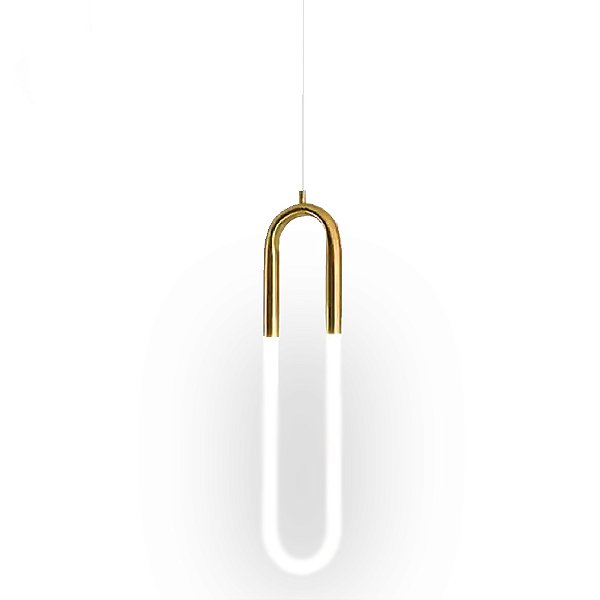 PENDENTE SINDORA QD05152 METAL BRONZE E ACRÍLICO 22W 3000K 1760LM 52x7x17CM