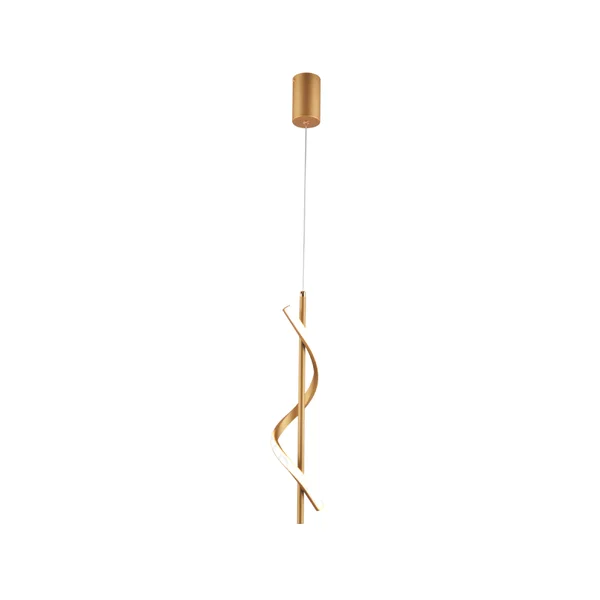 PENDENTE SINDORA QD05306 METAL DOURADO E SILICONE MULTITEMPERATURA 42X11X11CM