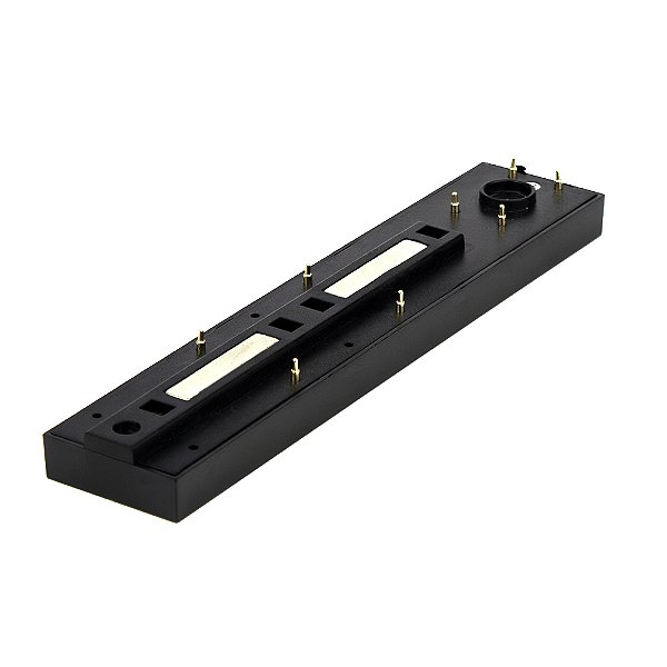CONECTOR BLUMENAU 50201001 NEO RETO P/ TRILHO MAGNÉTICO EMBUTIR PRETO