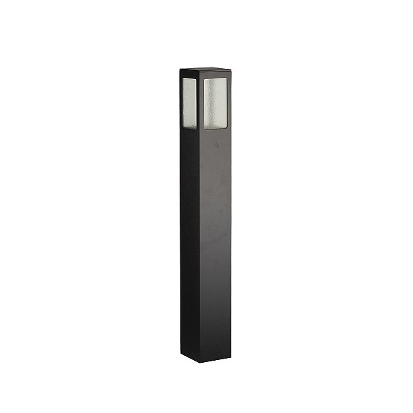 BALIZADOR BLUMENAU 14100100-16 GARTEM PRETO 50CM VD/ PONTINHADO E-27