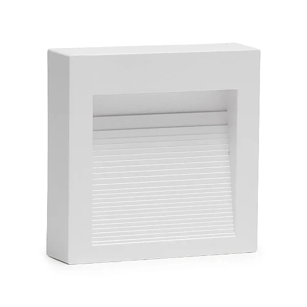 BALIZADOR SAVE ENERGY SE-355.147 SOBREPOR BRANCO 75X75X20MM 1,5W 3000K 60°