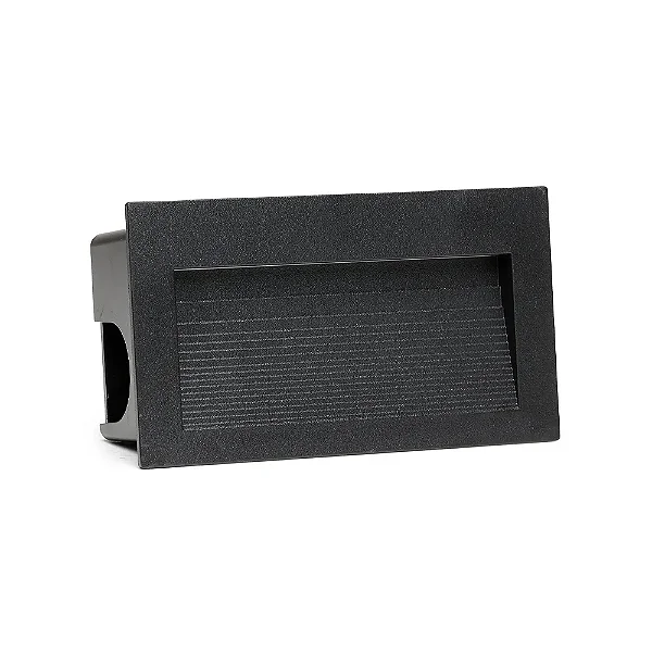 BALIZADOR SAVE ENERGY SE-335.1507 EMBUTIR PRETO 115X65XX44MM 3W 3000K 60°