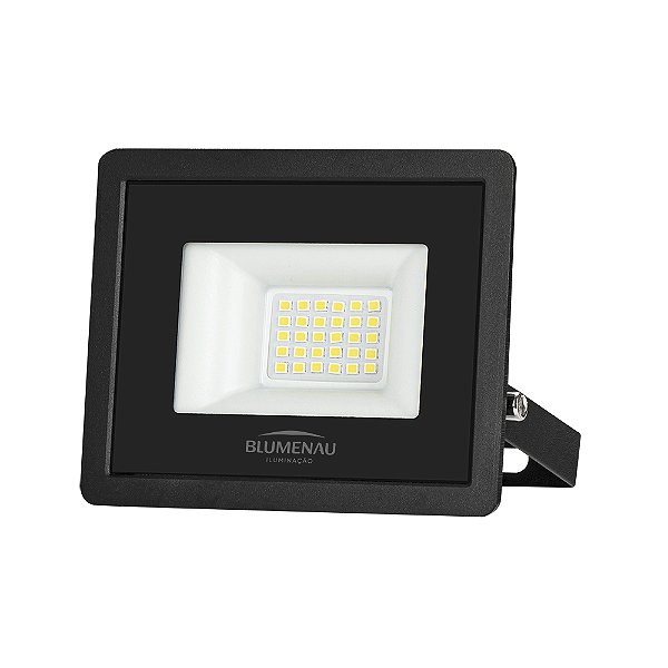 REFLETOR BLUMENAU 79303000 LED PRO 30W IP66 ALUMÍNIO RETANGULAR 3000K