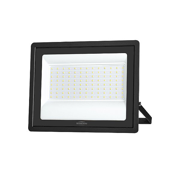 REFLETOR BLUMENAU 79100300 LED PRO 100W IP66 ALUMÍNIO RETANGULAR 3000K