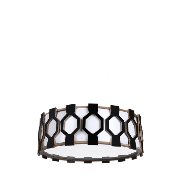 PLAFON ADRI DR3002PFML RIPADO DIAMANTE 30X30CM 2XE27