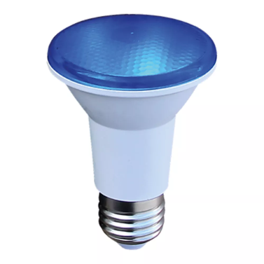 LÂMPADA LUMINATTI LM162 PAR20 LED 6W BLUE 127-220V IP65 48º