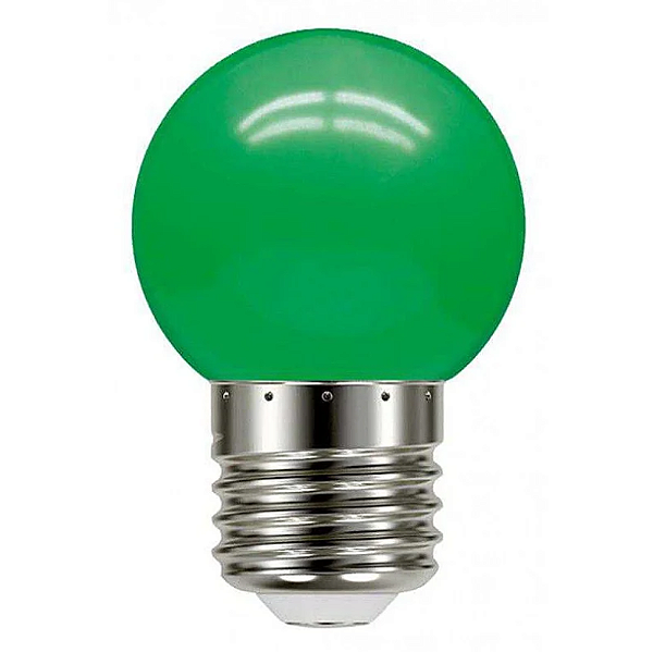 LÂMPADA LUMINATTI LM2103 BOLINHA LED 1W VERDE 127V-220V