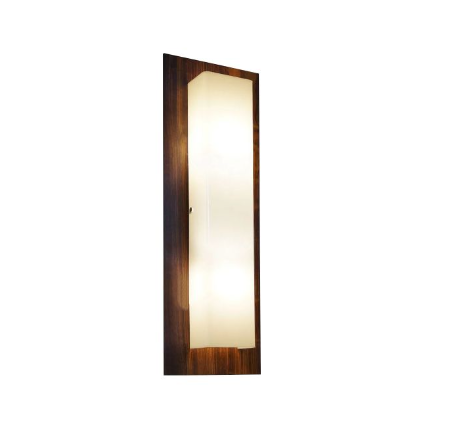 ARANDELA FOX LUSTRES AR01 CLEAN 56X20X9CM MADEIRA MDF E ACRÍLICO 2XE27