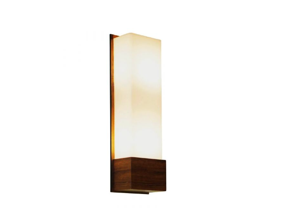 ARANDELA FOX LUSTRES AR02 CLEAN 55X14X9CM MADEIRA MDF E ACRÍLICO 2XE27
