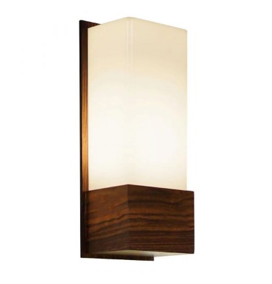 ARANDELA FOX LUSTRES AR11 CLEAN 30X12X9CM MADEIRA MDF E ACRÍLICO 1XE27