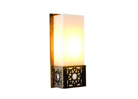 ARANDELA FOX LUSTRES AR26 LASER 30X12X9CM MADEIRA, MDF E ACRÍLICO 1XE27