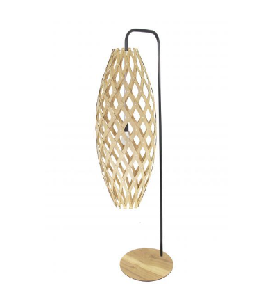 COLUNA FOX LUSTRES 5425 RAIZEN 160X36X45CM MADEIRA, MDF, AÇO CARBONO E ACRÍLICO 1XE27