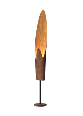 COLUNA FOX LUSTRES 5470 BLOSSOM 137X20X18CM MADEIRA, MDF E AÇO CARBONO 1XE27