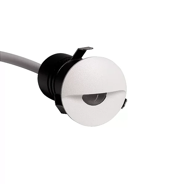 BALIZADOR NORDECOR 2839 EMB. REDONDO BRANCO ROMI 1W LED 3000K