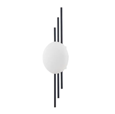 ARANDELA NORDECOR 2722 LED CAMI 6W 3000K PRETA