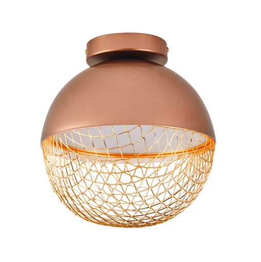 PLAFON LED NORDECOR 2931 REZI 25CM 18W 3000K COBRE