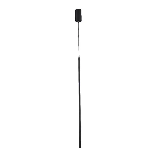 PENDENTE SKY-4030G CODE P Ø1,6X120CM 2M D/CABO PRETO ALUMÍNIO E ACRÍLICO 24W 3000K