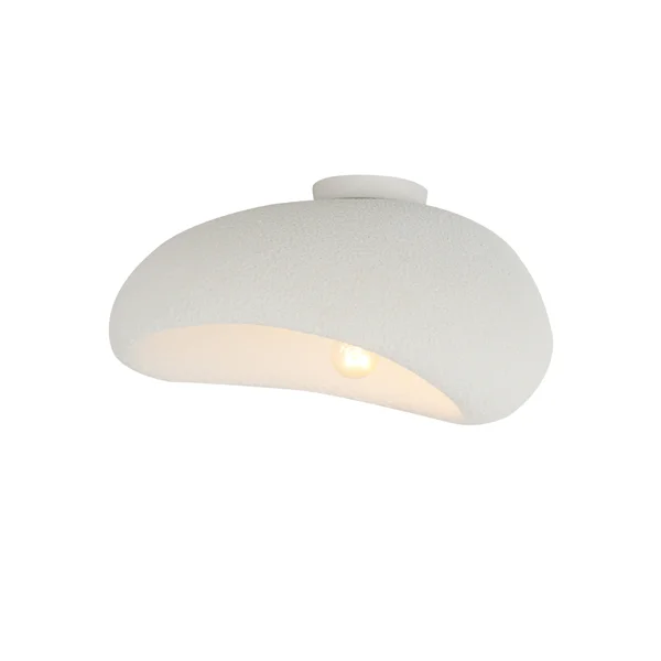 PLAFON SINDORA DCX02647 Φ45X30X22CM METAL E RESINA BRANCO 1XE27