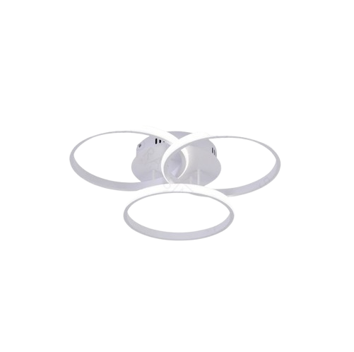 PLAFON SINDORA QX05331 Φ25×25×25CM  METAL BRANCO E SILICONE 45W MULTITEMPERATURA