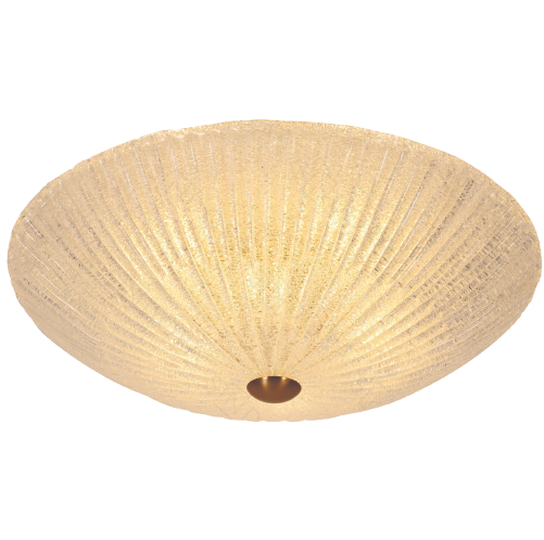 PLAFON SINDORA DCX04066 60CM METAL BRONZE VIDRO E CRISTAL 8XG9