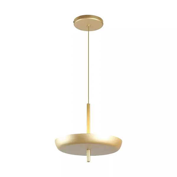 PENDENTE SPOTLINE 1161/25 DALU INDIRETO Ø25X23CM ALUMÍNIO CHAMPANHE 2M D/CABO 27W 3000K