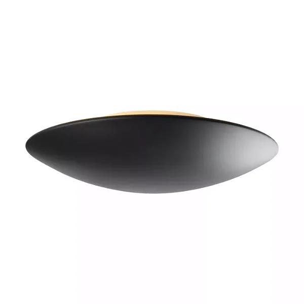 ARANDELA SPOTLINE 1162/15 LUA REDONDO Ø15X5CM  ALUMÍNIO PRETO 3000K 5W