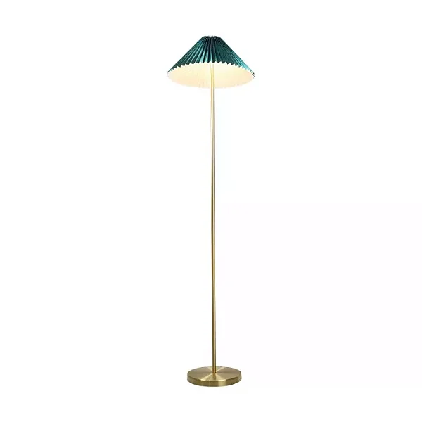 COLUNA SPOTLINE 1226/24 TOKYO Ø36X148CM ALUMÍNIO DOURADO CÚPULA VERDE  3000K 12W