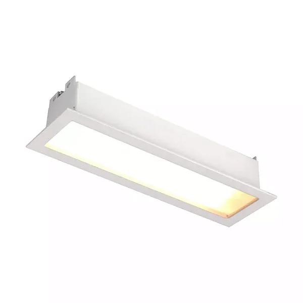 SPOT SPOTLINE 1159/1 EMBUTIR POINT DIFUSO RETANGULAR 5X5X15CM ALUMÍNIO BRANCO 10W 3000K
