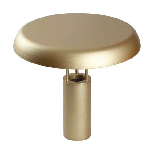 ABAJUR SPOTLINE 1228/25 FUNGI Ø25X23CM MR16 ALUMÍNIO CHAMPAGNE 1XGU10
