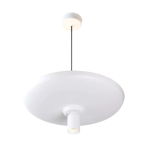 PENDENTE SPOTLINE 1097/1 MUSA Ø33X22CM ALUMÍNIO BRANCO 33W 3000K