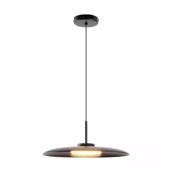 PENDENTE SPOTLINE 1083/1 DOT Ø33X13CM ALUMÍNIO PRETO 2M D/ CABO 12W 3000K